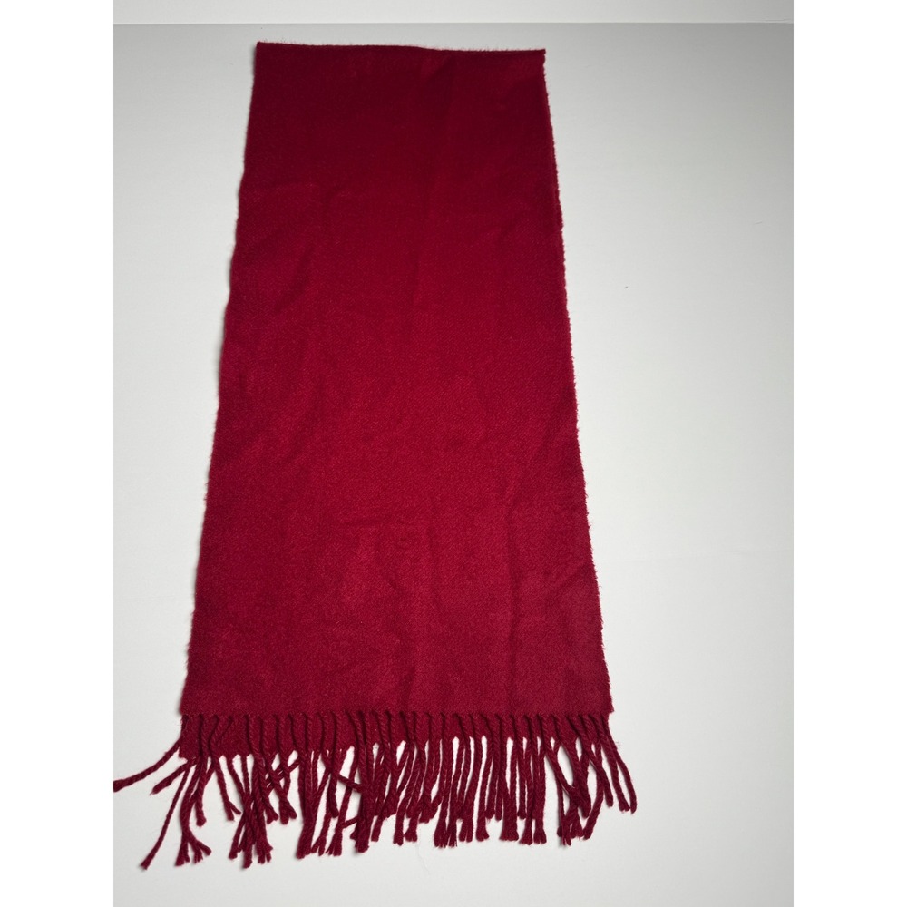 Scots Regal 100% Cashmere Fringed Scarf OS Luxury Winter Minimalist Hipster